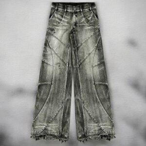Destruction Line Baggy Pants
